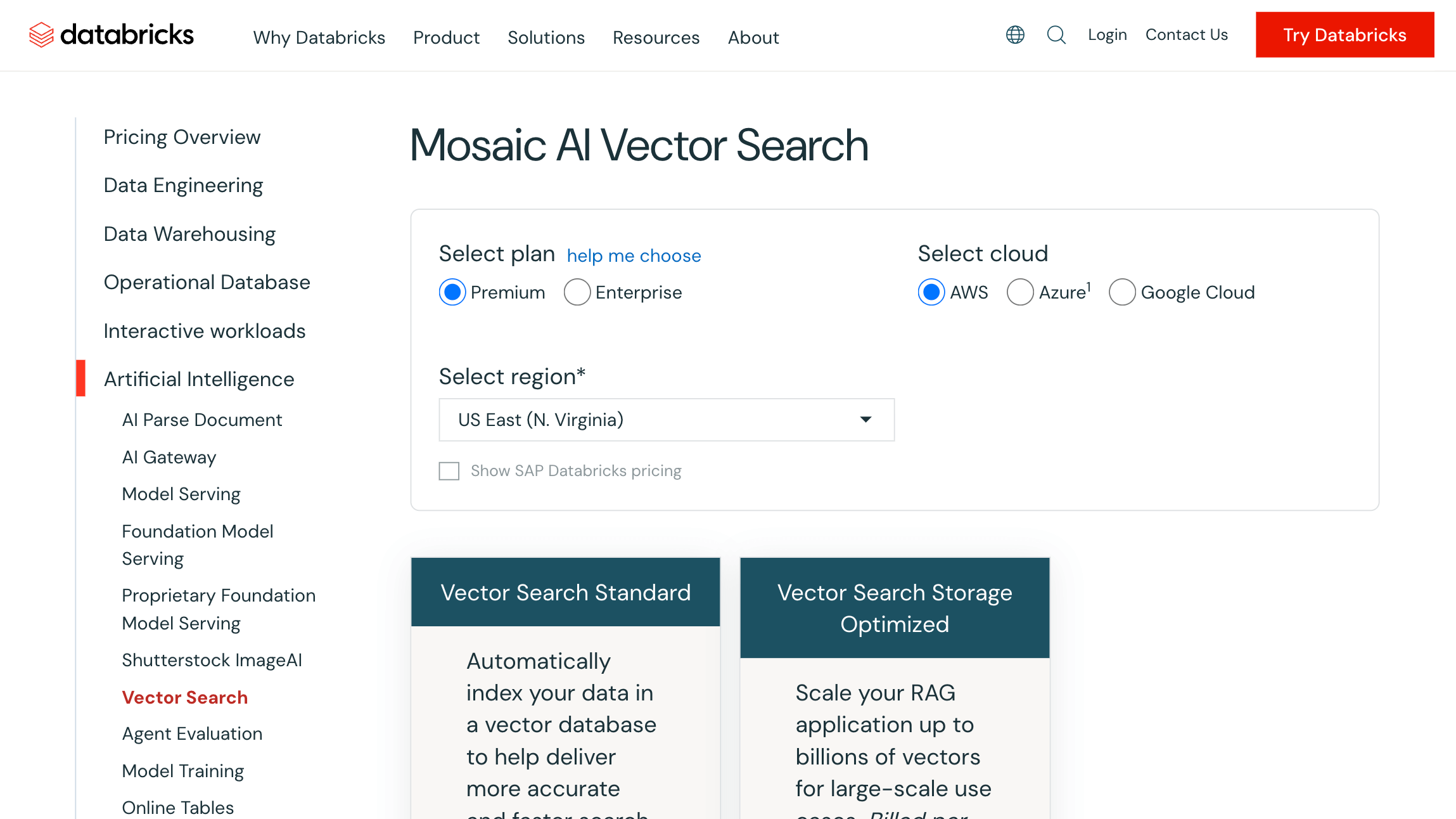 Databricks Mosaic AI