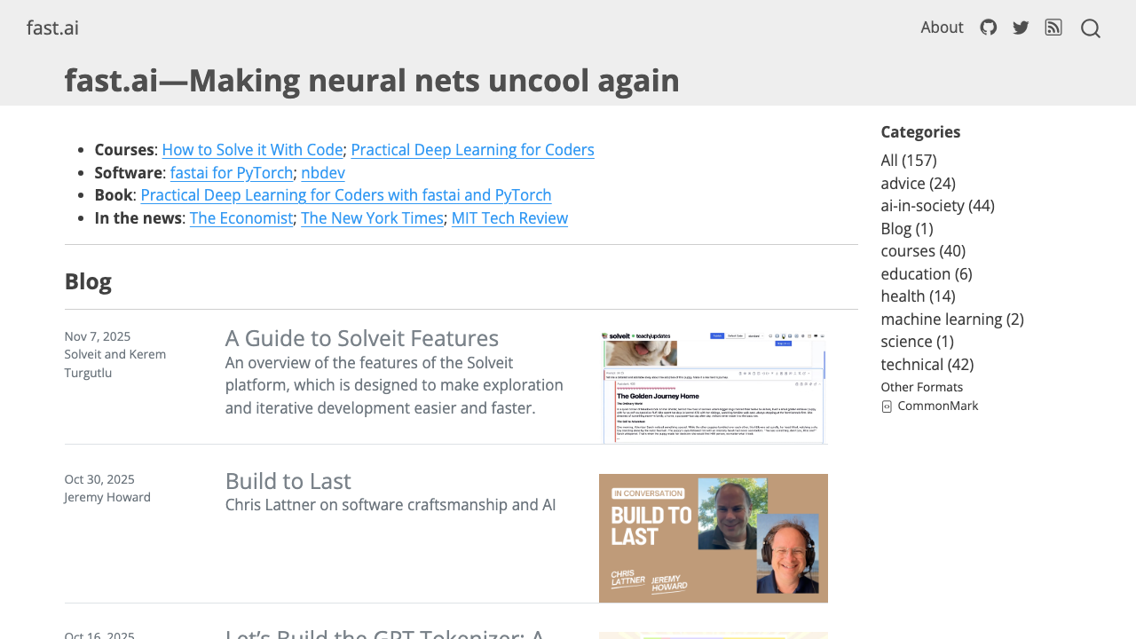 Fast.ai - Making deep learning accessible to everyone