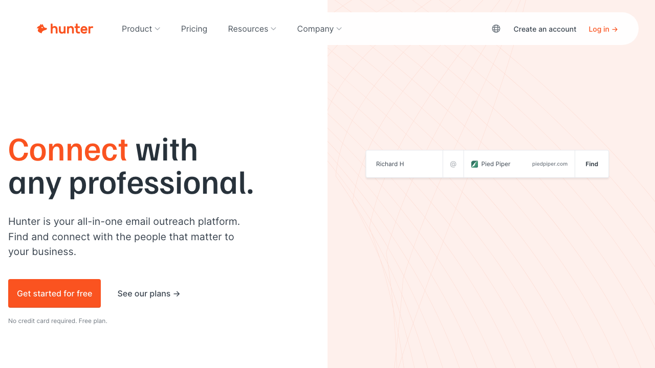 Hunter - Find and connect with the people that matter