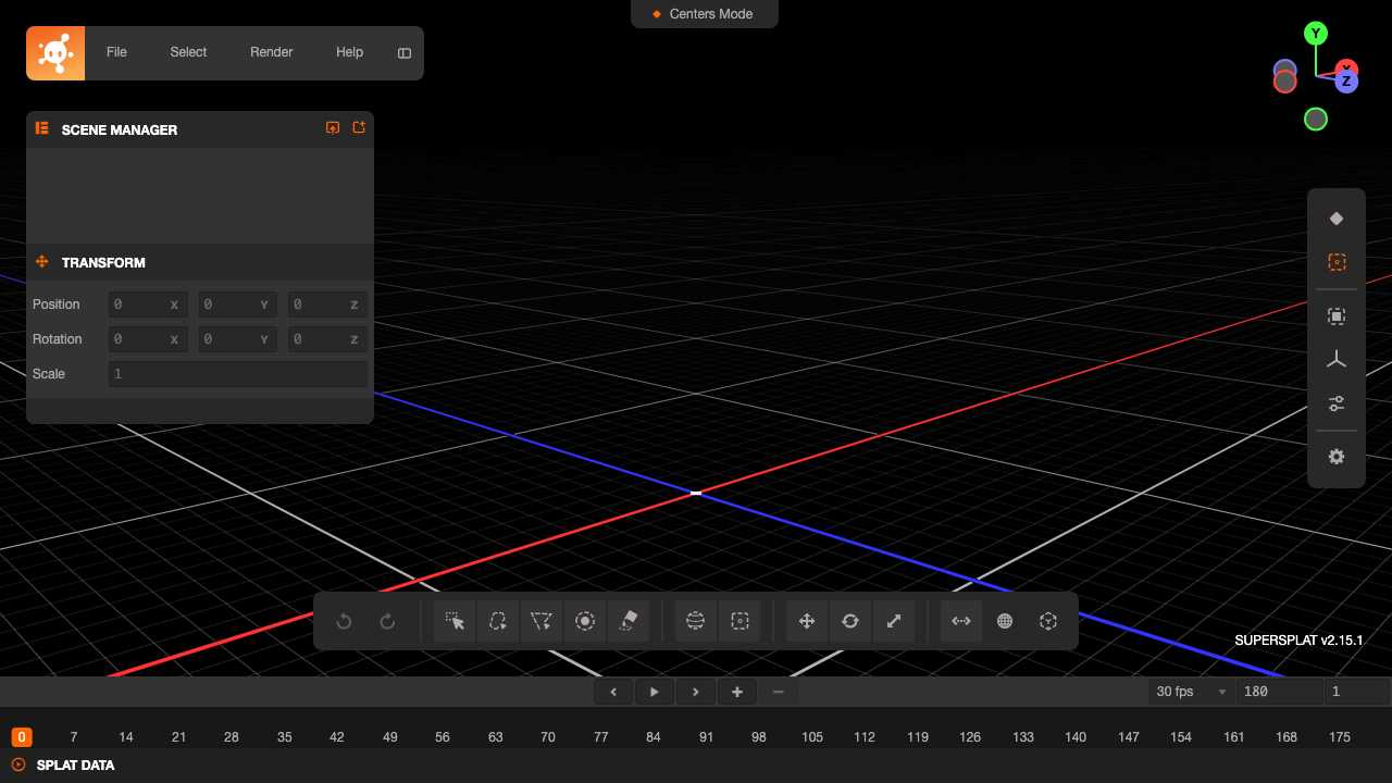 SuperSplat Editor - 3D Editing Tool